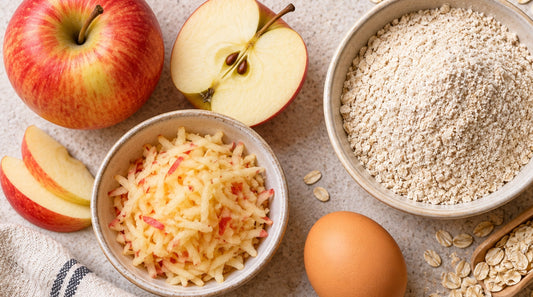 Hundekekse mit Apfel und Haferflocken backen